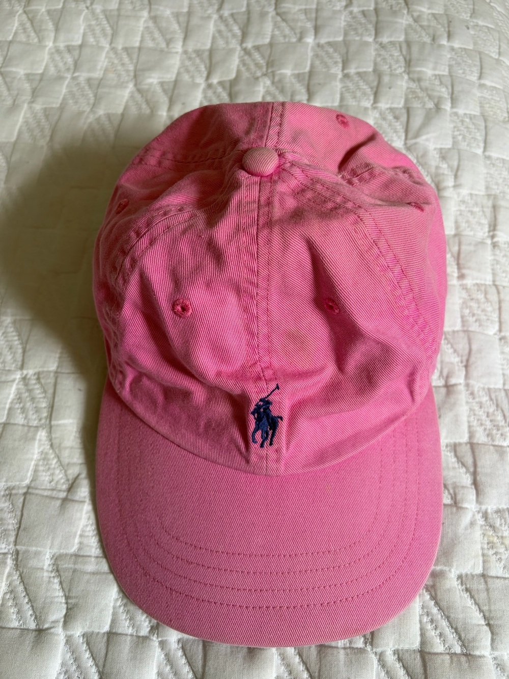 Classic Polo Ralph Lauren Cotton Chino Ball Cap Pink